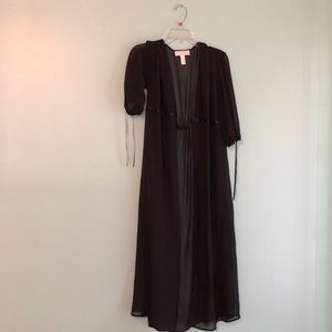 Oscar de la renta black robe
